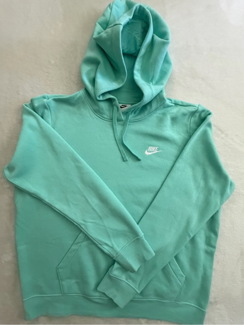 Nike Women's Mint Green Pullover Hoodie, Size L - Picture 4 of 11